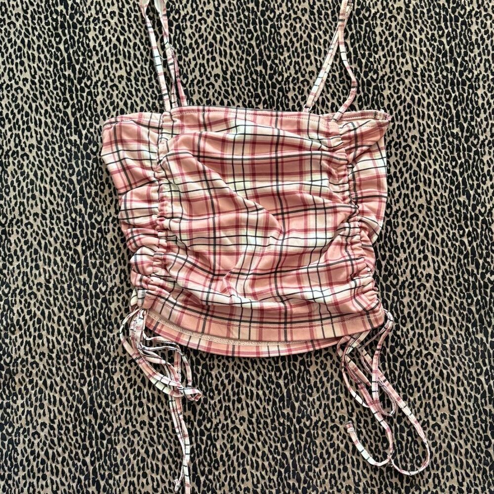 Forever-21 Women's Plaid Tank Top